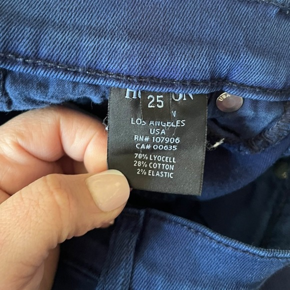 HUDSON Krista Blue My Mind Ombre Super‎ Skinny Jeans Size 25 | EUC - Picture 9 of 9